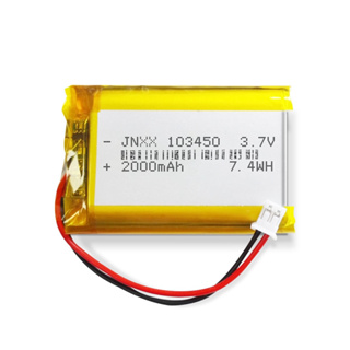 103450 แบตเตอรี่ลิเธียมโพลิเมอร์ 3.7V 2000mAh สําหรับ MP3 GPS DVD เครื่องบันทึกเกมแพด PS4