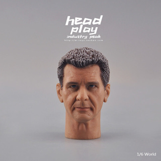 Headplay โมเดลฟิกเกอร์ 1:6 Harrison Ford Male Actor Head Sculpt สําหรับฟิกเกอร์ทหาร 12 นิ้ว