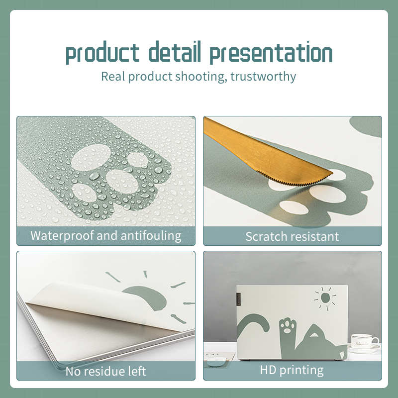 【2 ชิ้น】แล็ปท็อปปกสติ๊กเกอร์ภาพวาดสีน้ำมันที่มีสีสันกราฟฟิตีน่ารักแล็ปท็อปสำนักงานหอพักนักเรียนแล็ปท็อปผิวรูปลอกศิลปะ 12/13/14/15/17 นิ้ว