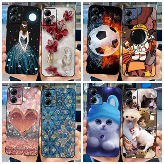 เคสโทรศัพท์มือถือ ลายการ์ตูนนักบินอวกาศ ดอกไม้ สําหรับ Motorola Moto G13 G14 G23 Capa 2023 MotoG13 G 14 G 23