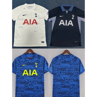 เสื้อกีฬาแขนสั้น ลายทีมชาติฟุตบอล Tottenham Hotspur 23/24 ชุดเหย้า ทีมเยือน ทีมเยือน 2022-2023 ชุดเยือน สีฟ้า ไซซ์ S-XXL