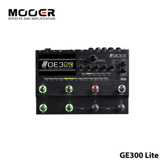 Mooer GE300 Lite แป้นเหยียบเอฟเฟคกีตาร์ไฟฟ้า แบบมืออาชีพ สําหรับบันทึกเสียงกีตาร์