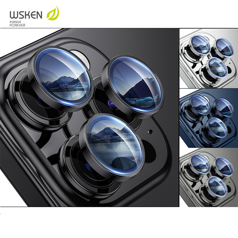 [local] กระจกนิรภัยกันรอยเลนส์กล้อง HD ออปติก กันรอยขีดข่วน สําหรับ iPhone 17 Pro Max 17 15 Pro Max 15 Pro 4 แพ็ก