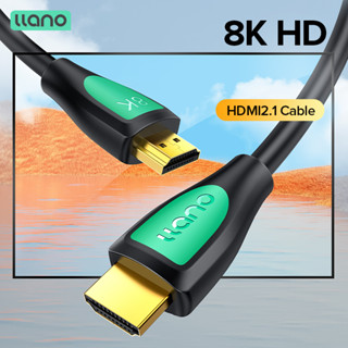 Llano สายเคเบิล hdmi 8K 2.1 เป็น hdmi 60hz 144hz ความเร็วสูง สําหรับ HDTV PS5 PS4 pro Switch Xbox