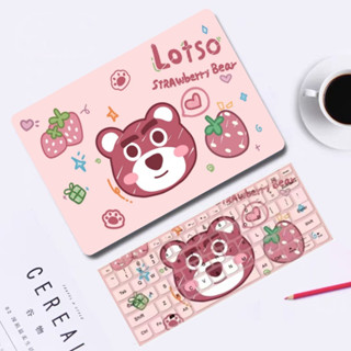 【Lotso】For MacBook case M2 Air15 Air13 M1 A2179 A2337 Pro16 Pro 13 15 touch bar A1932 A1466 A1706 Cute cartoon keyboard cover A1708 Reina13 2020Pro13（A2251/A2289/A2338）