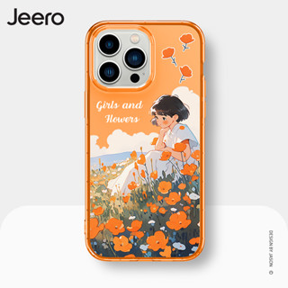 Jeero เคสไอโฟน เคสซิลิโคนนุ่มกันกระแทกใสการ์ตูนน่ารักตลก เคสโทรศัพท์ Compatible for iPhone 15 14 13 12 11 Pro Max SE 2020 X XR XS 8 7 Plus พลัส HFE2885