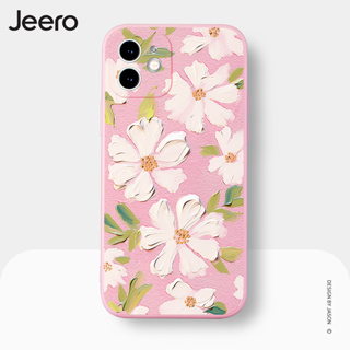 Jeero เคสไอโฟน เคสซิลิโคนนุ่มกันกระแทกน่ารักตลก เคสโทรศัพท์ Compatible for iPhone 14 13 12 11 Pro Max SE 2020 X XR XS 8 7 6 6S Plus พลัส HFE2881