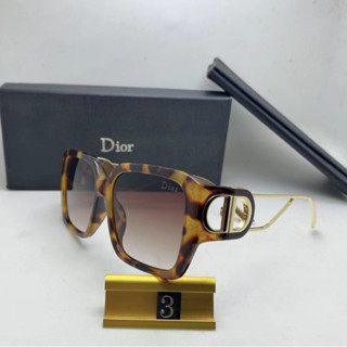 2024 Dior แว่นตากันแดด อัลตราไวโอเลต หรูหรา พร้อมกล่อง A80