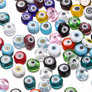 St.kunkka ลูกปัดแก้ว ลูกตาปีศาจทรงกลมแบน 6-8 เมตร สําหรับทํา…