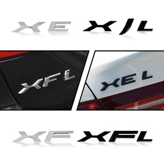 สติกเกอร์ ABS ลายตัวอักษร 3D สําหรับติดกันชนหลังรถยนต์ Jaguar XEL XFL XJL XE XF E-PACE F-PACE X-TYPE F-TYPE 1 ชิ้น