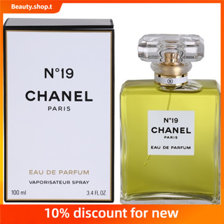 Chanel NO.19 น้ําหอม EDP ลายดอกไม้ ขนาดเล็ก 100 มล.