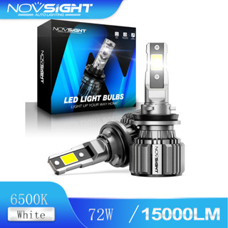 Novsight N74 ไฟหน้ารถยนต์ H11 Led 70W 15000LM H8 H9 6500K 2 ชิ้น