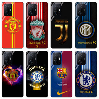 เคสโทรศัพท์มือถือ ลายฟุตบอล Manchester United Barcelona Liverpool Chelsea Arsenal Juventus Bayern สําหรับ Xiaomi 11t 11t pro 11lite 5g ne 11 lite 4g