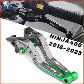 ก้านเบรกคลัทช์ โลหะผสม CNC สามารถปรับได้ พับเก็บได้ สําหรับ Kawasaki NINJA 400 2018-2023 ninja400