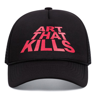 หมวกฟองน้ํา พิมพ์ลายตัวอักษร ART THAT KILLS สไตล์สปอร์ต