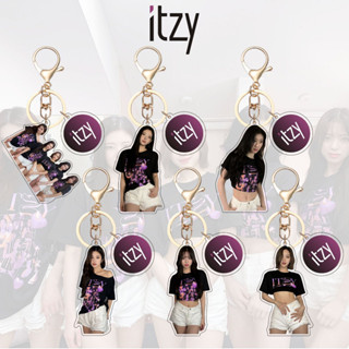 Itzy พวงกุญแจอะคริลิค จี้รูปกลุ่มผู้หญิง สไตล์เกาหลี