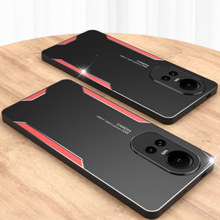 เคส OPPO Reno 10 5G สำหรับ OPPO Reno 10 Pro 5G / Reno 10 5G【เคลือบอลูมิเนียมอัลลอยด์ + TPU กรณีโทรศัพท์กันกระแทก】