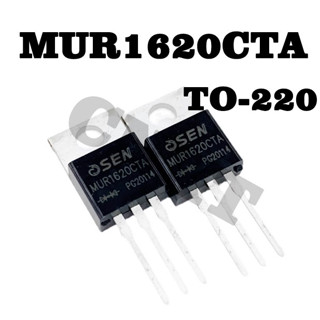 1 ชิ้น MUR1620CTA MUR1620CT MUR1620CTR TO220 หม้อน้ำ Super Fast Recovery Rectifier 16A200V