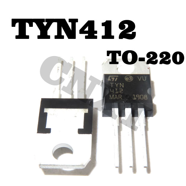 1 ชิ้นใหม่ TYN412RG TYN412 TO-220 รายการเดียวควบคุมซิลิคอนขาตั้งกล้อง 12A/400V