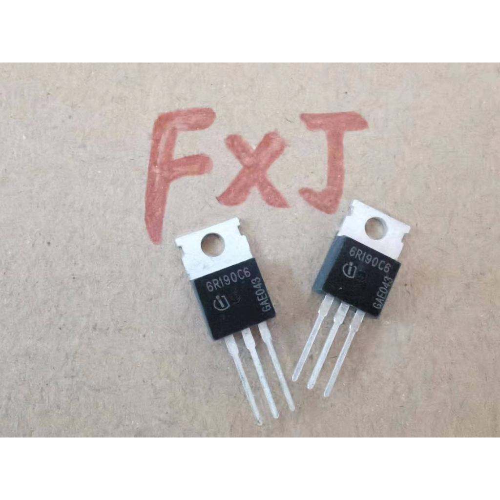 ((5 ชิ้น) 6R190C6 IPP60R190C6 Field Effect Tube TO-220 650V 59A
