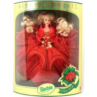 Happy Holidays Barbie Doll Hallmark Special Edition (1993) Happy Holidays ตุ๊กตาบาร์บี้ Hallmark รุ่นพิเศษ (1993)