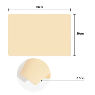 ซิลิโคนสองด้าน ขนาดใหญ่ สําหรับฝึกสักถาวร แต่งหน้า 30x20x0.3 ซม.