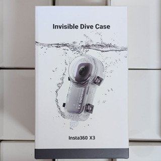 เคสกันน้ํา หมุนได้ 360 องศา สําหรับ Insta360 X3 One X3 (Invisible Dive Case Insta360 X3)