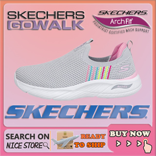 [penghantaran Ekspres] ULTRA LIGHT Skechers_Go Walk รองเท้ากีฬา ระบายอากาศ ใส่สบาย กันลื่น สําหรับผู้หญิง