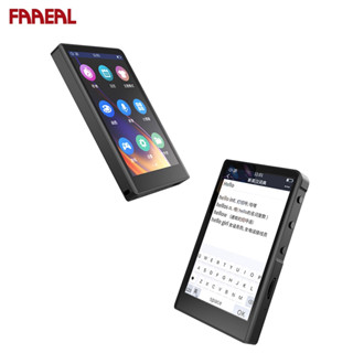 Faaeal RUIZU H9 เครื่องเล่นเพลง MP3 MP4 บลูทูธ หน้าจอสัมผัส 3.8 นิ้ว โลหะ ลอสเลส พร้อมลําโพงในตัว วิทยุ FM E-Book บันทึกวิดีโอ รองรับการ์ด TF