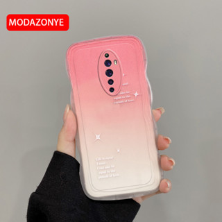 เคสโทรศัพท์ซิลิโคน TPU แบบนิ่ม ไล่โทนสี กันกระแทก สําหรับ OPPO Reno 2F Reno 2F