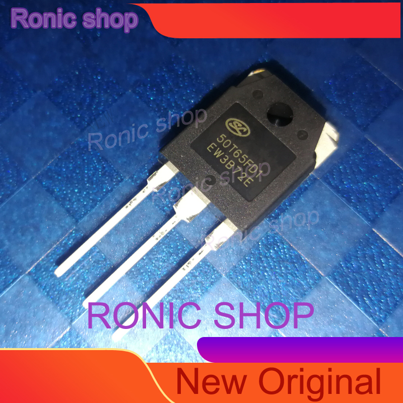 1 ชิ้น 2 ชิ้น  ทรานซิสเตอร์ IGBT 50T65FD1 TO-3P TO3P 50T65FDI พลังงานสูง