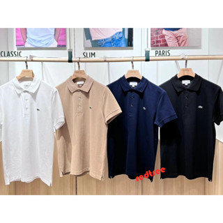 เสื้อโปโลผู้ชาย lacoste ออฟฟิศ เสื้อเชิ้ตแขนสั้น