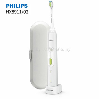 ⚡ มีสินค้า ⚡Philips Sonicare HealthyWhite HX8911 แปรงสีฟันไฟฟ้า ระบบสั่นโซนิค สําหรับผู้ใหญ่