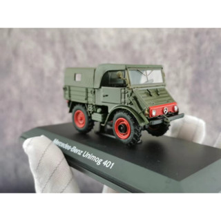 ใหม่ โมเดลรถยนต์ 1/43 Mercedes-Benz Unimoke U401 Off-Road พร้อมอัลลอย