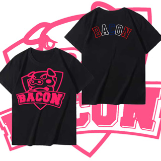 newtrend0.th ใหม่ (พร้อมส่ง)เสื้อ Bacon Time ผ้าCotton 100% เสื้อยืด เบียร์ ช้าง ใส่ได้ ทั้ง ชาย หญิง ผ้าบาง ใส่สบาย ไม่หด ไม่ย้