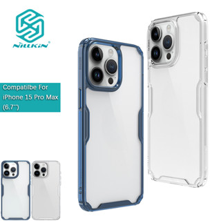 Nillkin Compatilbe เคสพลาสติก TPU ใส กันกระแทก กันตก สําหรับ iPhone 15 Pro Max iPhone 15 Plus iPhone 15 Pro