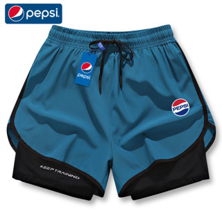 7 สี ของแท้ 100% pepsi กางเกงขาสั้น สําหรับผู้ชายและผู้หญิง กางเกงกีฬา กางเกงวิ่ง