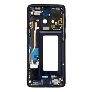 อะไหล่ซ่อมแซมหน้าจอ LCD กรอบกลาง และปุ่มด้านข้าง สําหรับ Samsung Galaxy S9 G960 S9 Plus G965