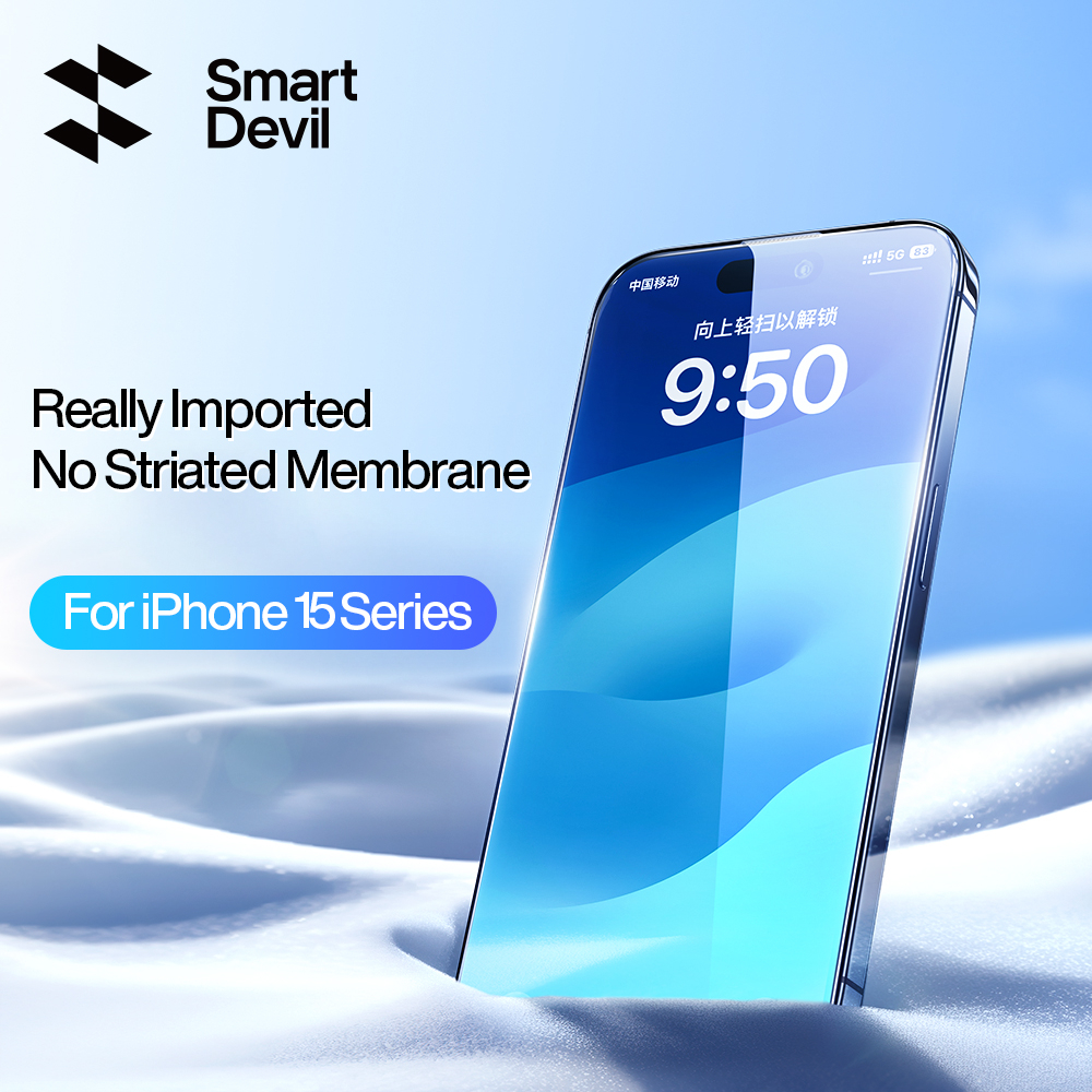 SmartDevil ฟิล์มกันรอยหน้าจอ HD สําหรับ iPhone 15 15Plus 15Pro 15ProMax