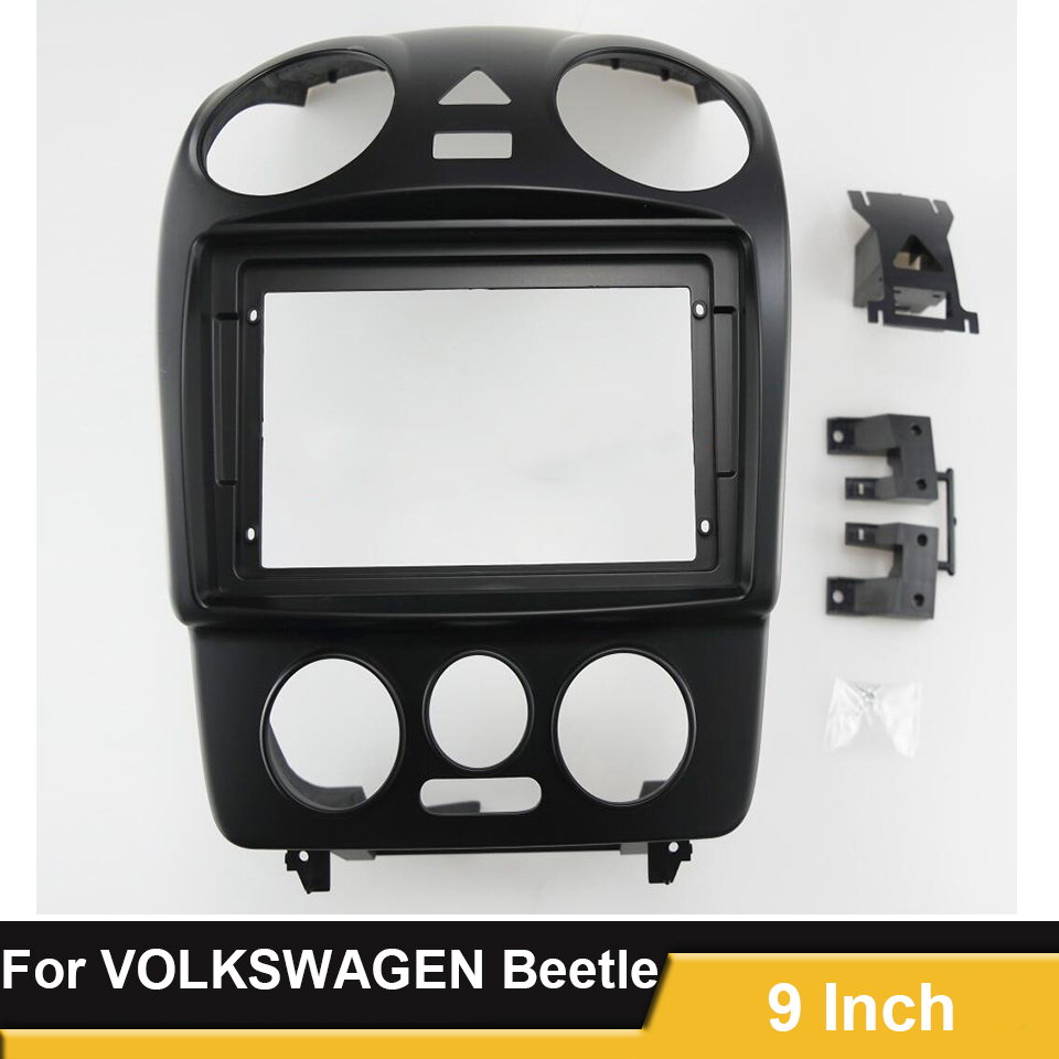 ชุดกรอบวิทยุรถยนต์ 2 Din 9 นิ้ว สําหรับ VOLKSWAGEN Beetle 2004-2010