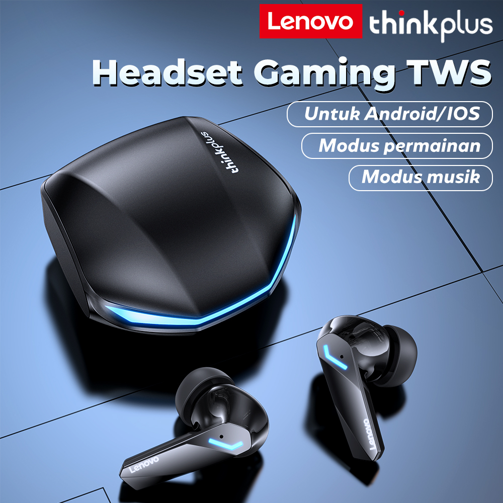 Thinkplus Lenovo แท้ GM2 pro หูฟังบลูทูธ Bluetooth 5.3 หูฟังไร้สาย TWS with ไมโครโฟน HIFI Earphone สําหรับ IOS Android มีไมโครโฟน หูฟังไร้สาย iPhone
