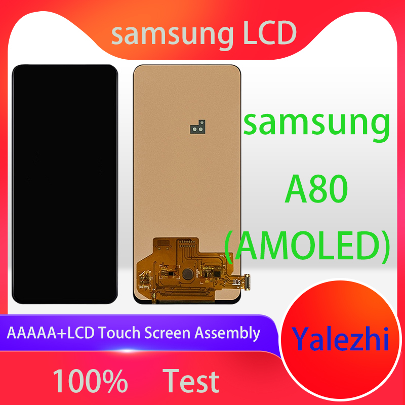 (AMOLED) ชุดหน้าจอสัมผัส LCD Samsung Galaxy A80