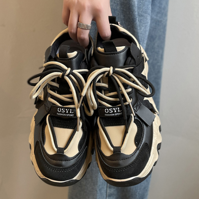 【Cheaper shipping】รองเท้าผ้าใบ พื้นหนา สวมใส่สบาย เข้ากับทุกการแต่งกาย สําหรับผู้หญิง