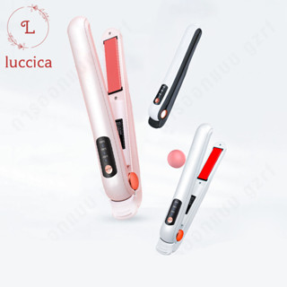 Luccica เครื่องหนีบผม &amp; เครื่องม้วนผม LCD2IN1 ที่หนีบผม มอก. ที่ม้วนผม ที่ม้วนผม ที่ม้วนผม ยืดผม ปรับอุณหภูมิได้