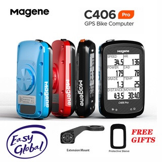 Magene C406 Pro เครื่องวัดระยะทาง GPS วัดความเร็ว แบบไร้สาย กันน้ํา สําหรับ Garmin Sensor Strava