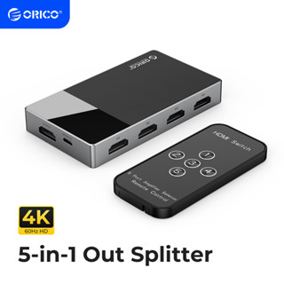 Orico สวิตช์ HDMI 4K HDMI Splitter 1 In 4 Out Converter รองร…