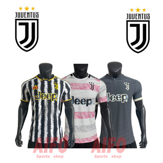 เสื้อกีฬาแขนสั้น ลายทีมฟุตบอล Juventu.s JVU Player Version 2023 24 ชุดเหย้า คุณภาพสูง สําหรับผู้ชาย