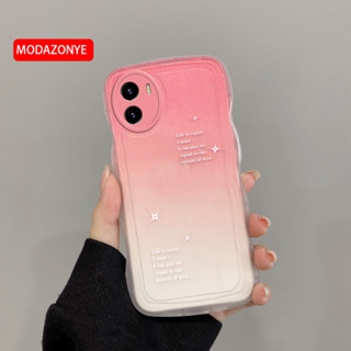 เคสโทรศัพท์ซิลิโคน TPU แบบนิ่ม กันกระแทก ไล่โทนสี สีสันสดใส สําหรับ VIVO Y15s Y01 Y15A Y01A