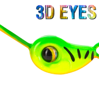 เหยื่อตกปลาโลหะ หมุนได้ 3D 4 กรัม 8 กรัม พร้อมตะขอแหลม 1 ชิ้น