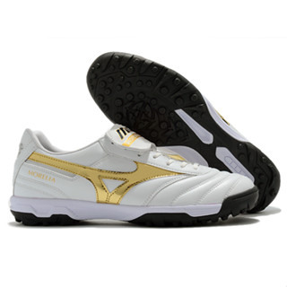 Mizuno Morelia II AS/TF รองเท้าฟุตบอลหนัง ระบายอากาศ น้ําหนักเบา สําหรับผู้ชาย ไซซ์ 39-45